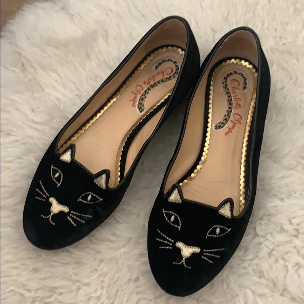 Charlotte Olympia Kitty flats in 36.5